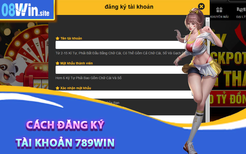 Cách đăng ký tài khoản 789win cho thành viên mới